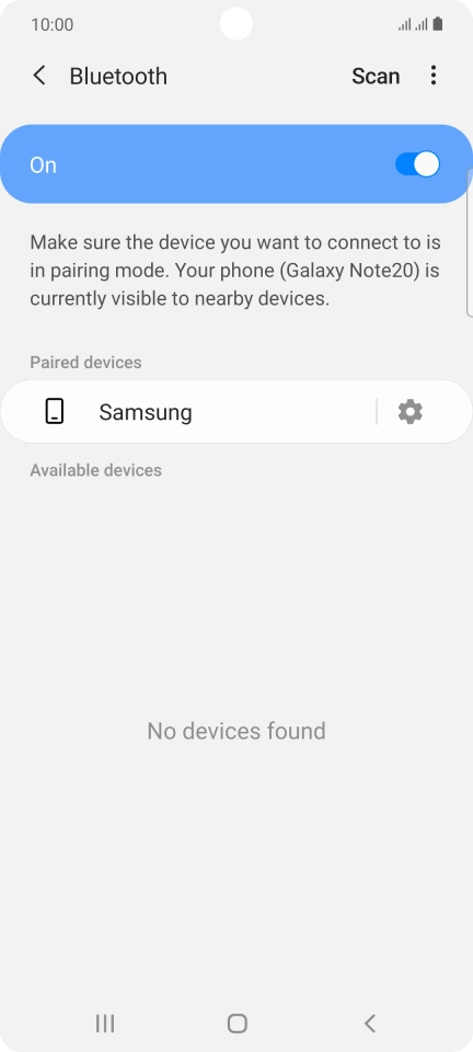 Press the Home key to return to the home screen.