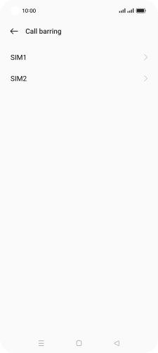 Press the required SIM.