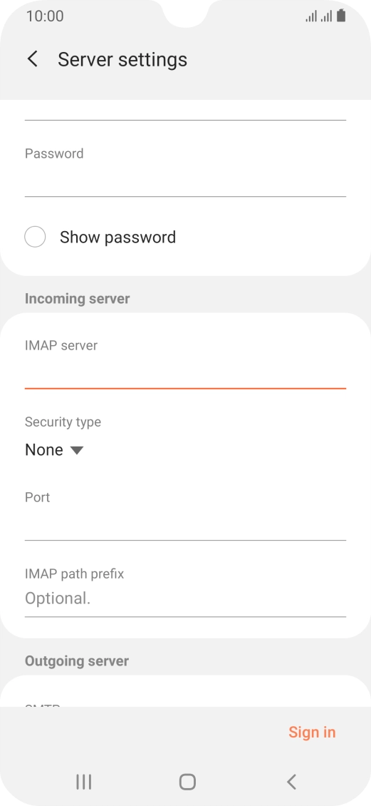 Press the drop down list below 