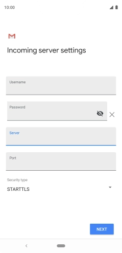 Press the field below 