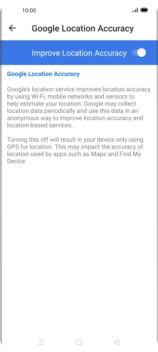 If you press the indicator next to 