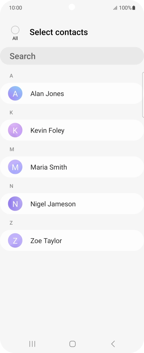 Press the field above 