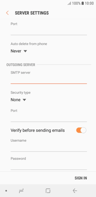Press the drop down list below 