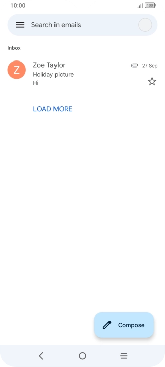 Press the profile icon.