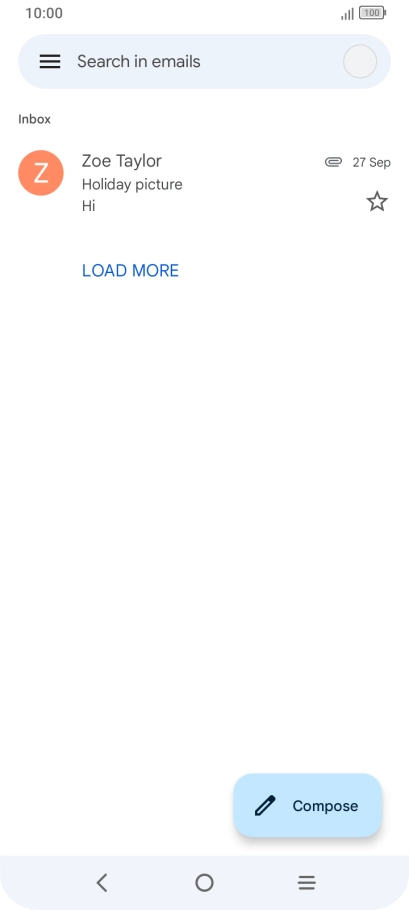 Press the profile icon.