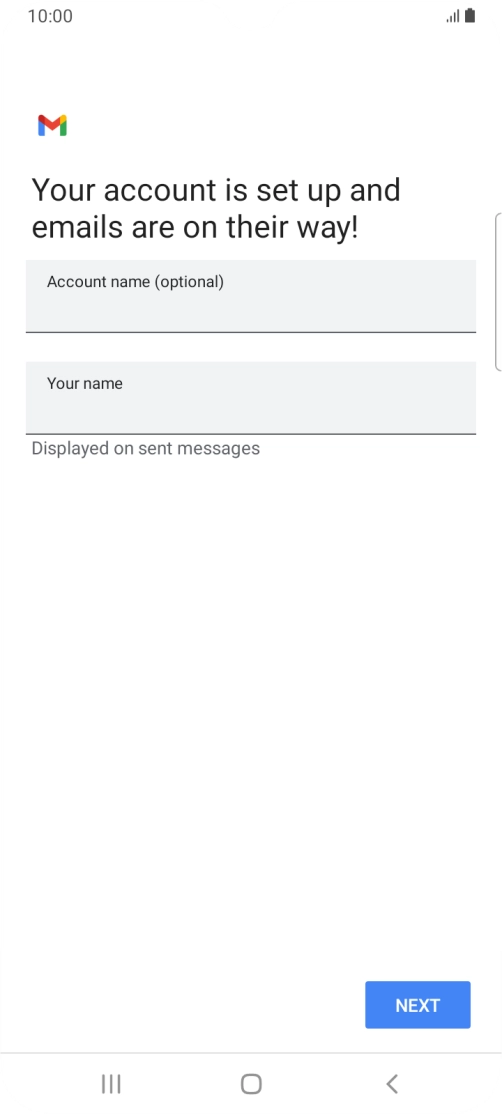 Press the field below 