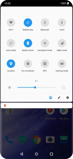 Press the Home key to return to the home screen.