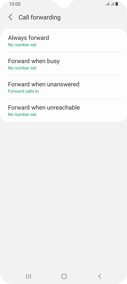 Press the Home key to return to the home screen.