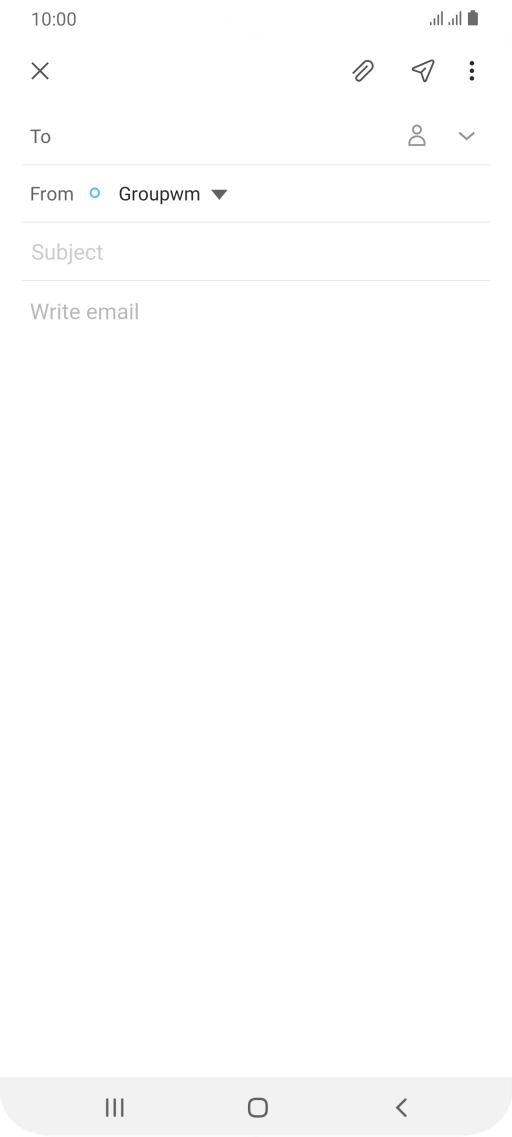 Press the field next to 