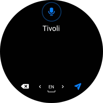 Press the navigation icon.