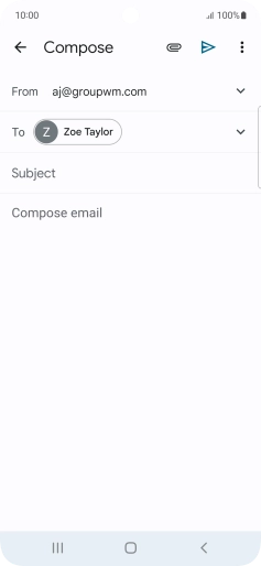 Press Subject and key in the required subject.