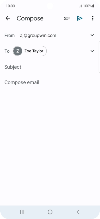 Press Subject and key in the required subject.