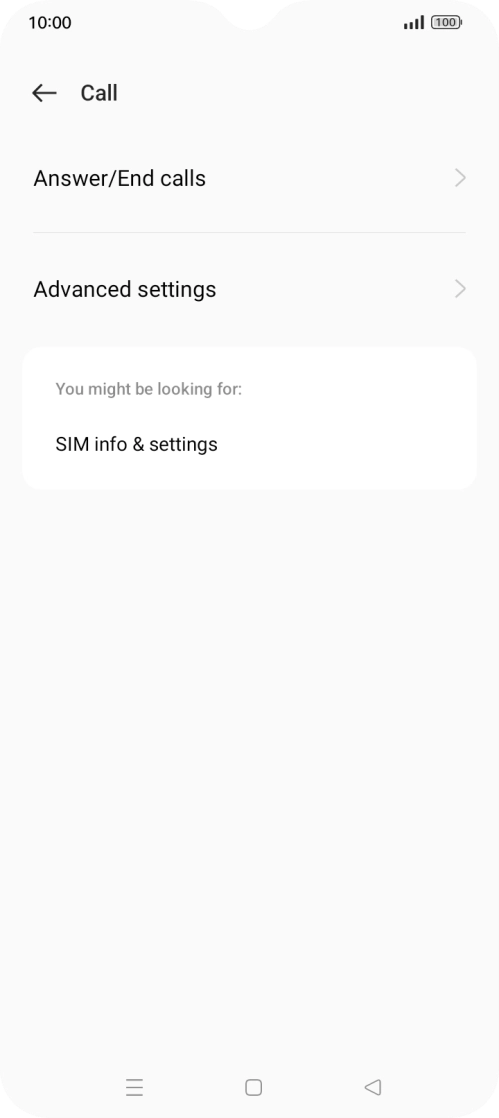 Press Advanced settings.