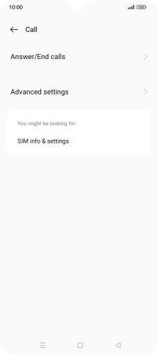 Press Advanced settings.
