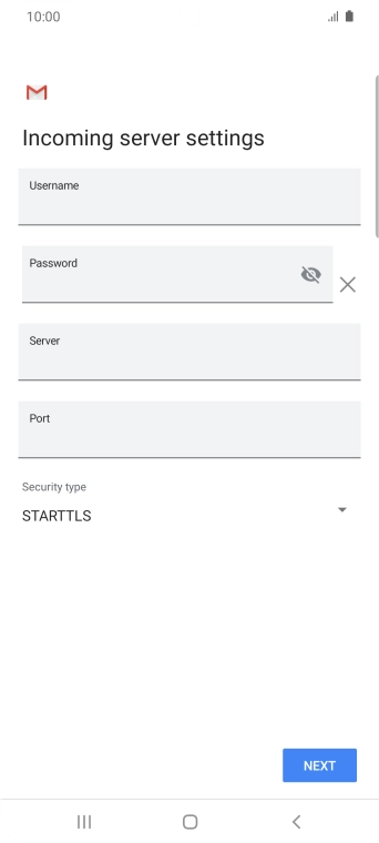 Press the field below 