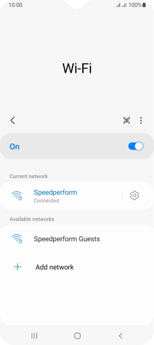 Press the Home key to return to the home screen.