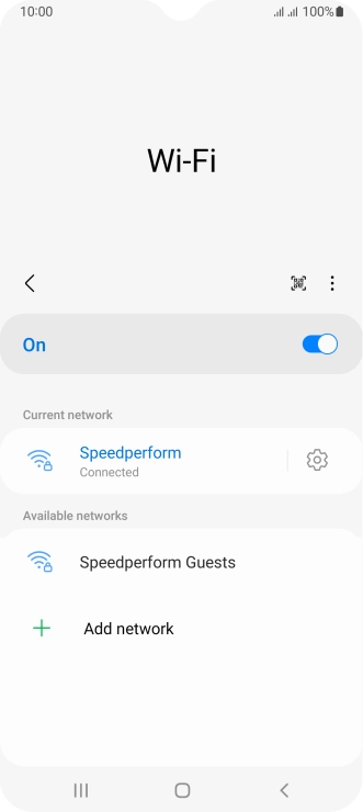 Press the Home key to return to the home screen.