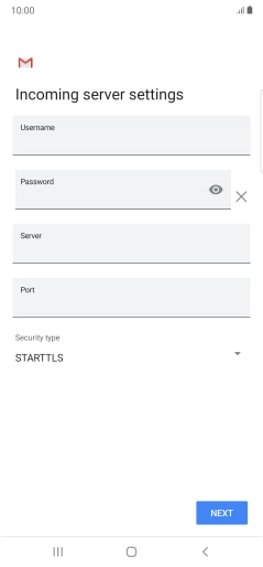 Press the field below 