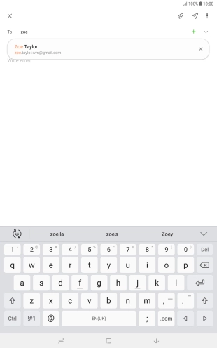 Press the required contact.