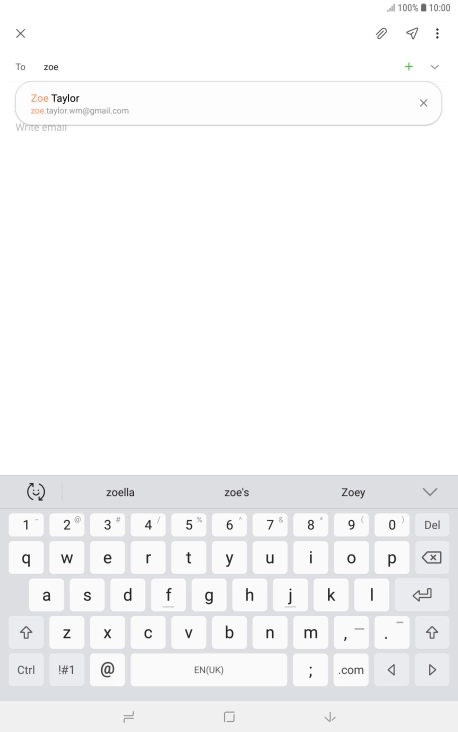 Press the required contact.