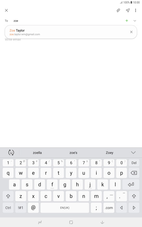 Press the required contact.