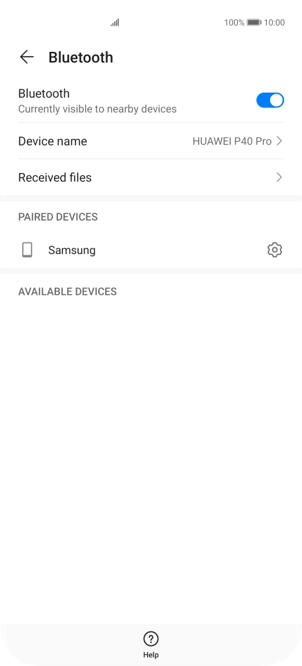 Slide your finger upwards starting from the bottom of the screen to return to the home screen.