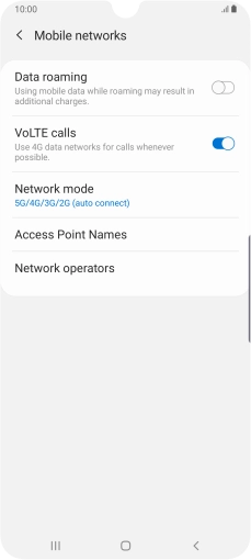 Press Access Point Names.