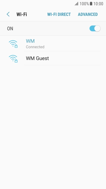 Press the Home key to return to the home screen.
