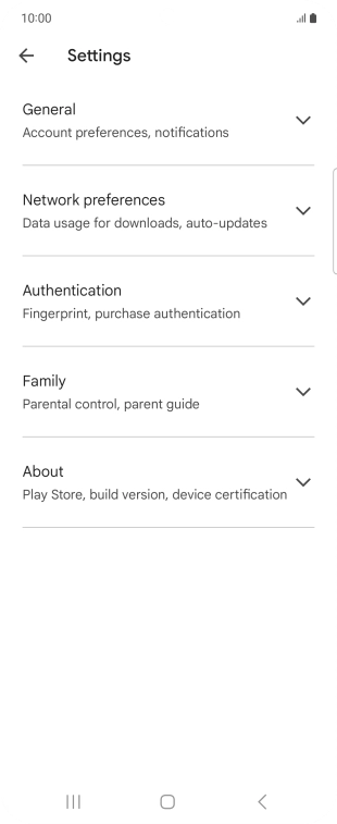 Press Network preferences.