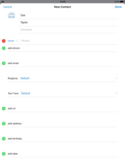 Press Phone and key in the required phone number.