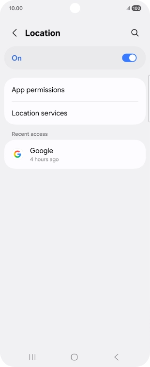 Press App permissions.
