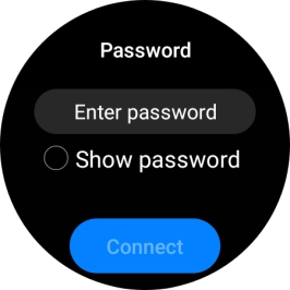 Press Enter password.