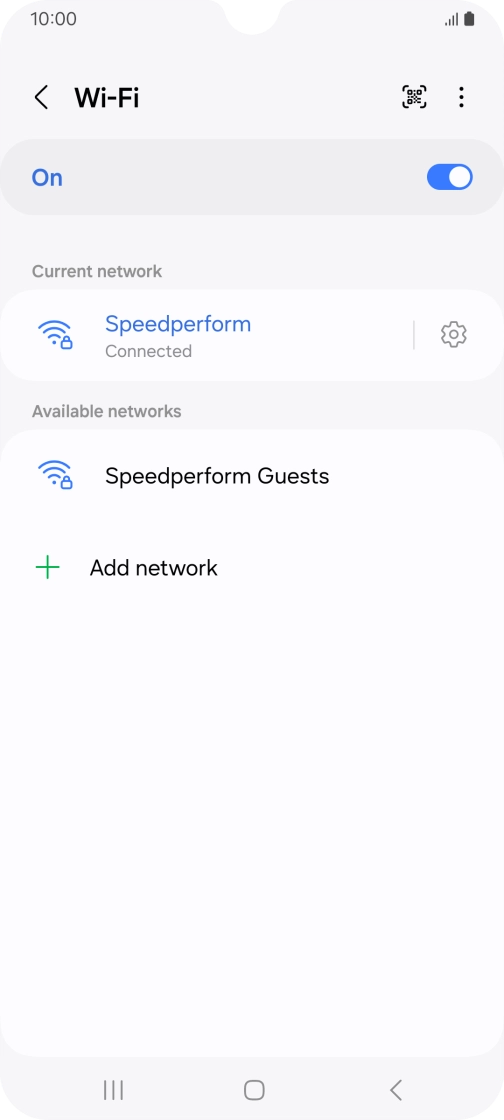 Press the Home key to return to the home screen.