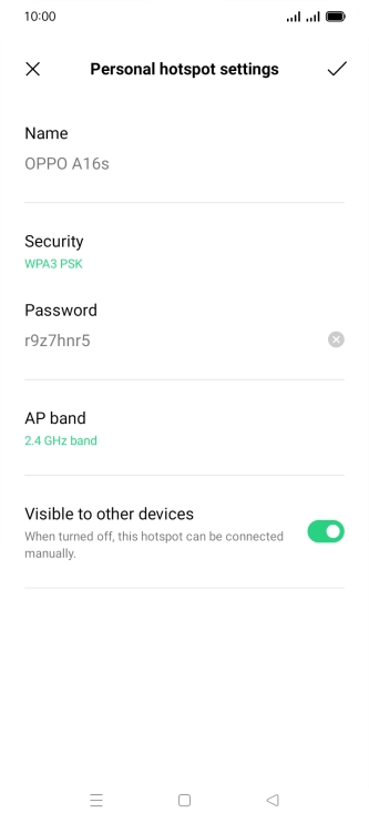 Press the field below 