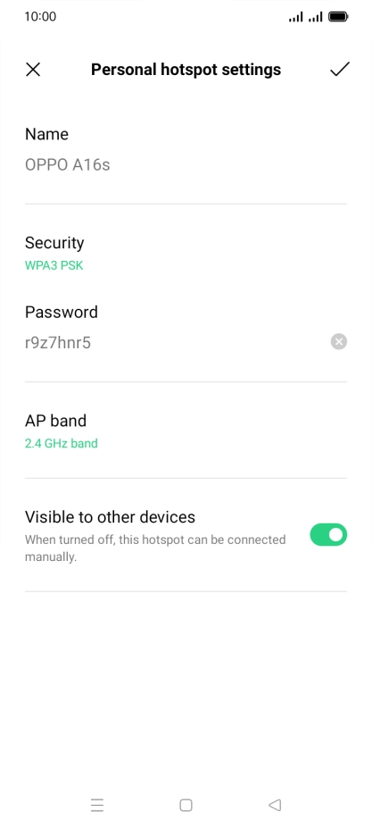 Press the field below 
