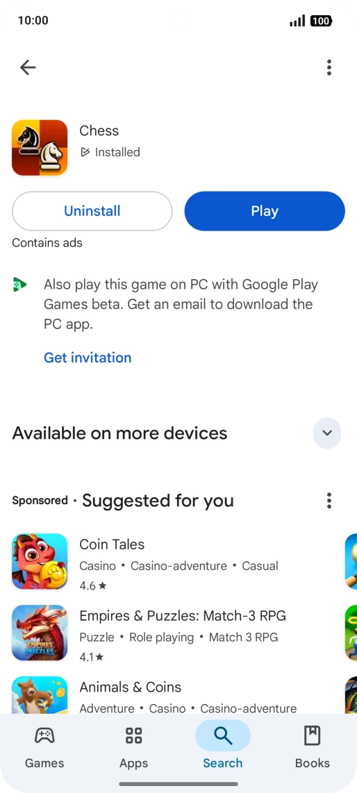 Slide your finger upwards starting from the bottom of the screen to return to the home screen.