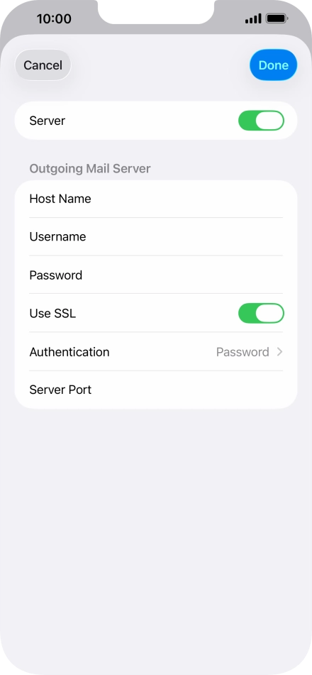 Press Authentication.