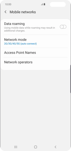 Press Access Point Names.