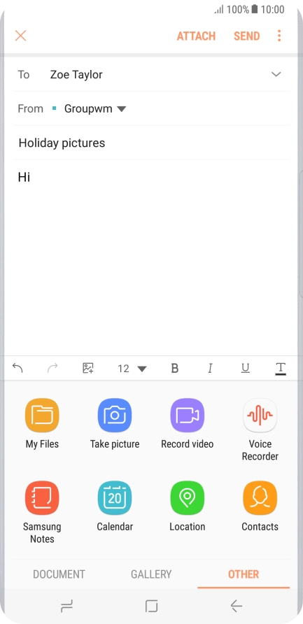 Press My Files and go to the required folder.
