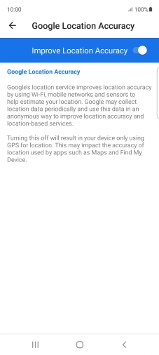 If you press the indicator next to 