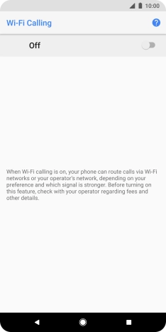 Press the indicator to turn the function on or off.