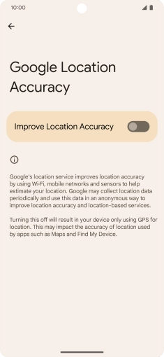 If you press the indicator next to 