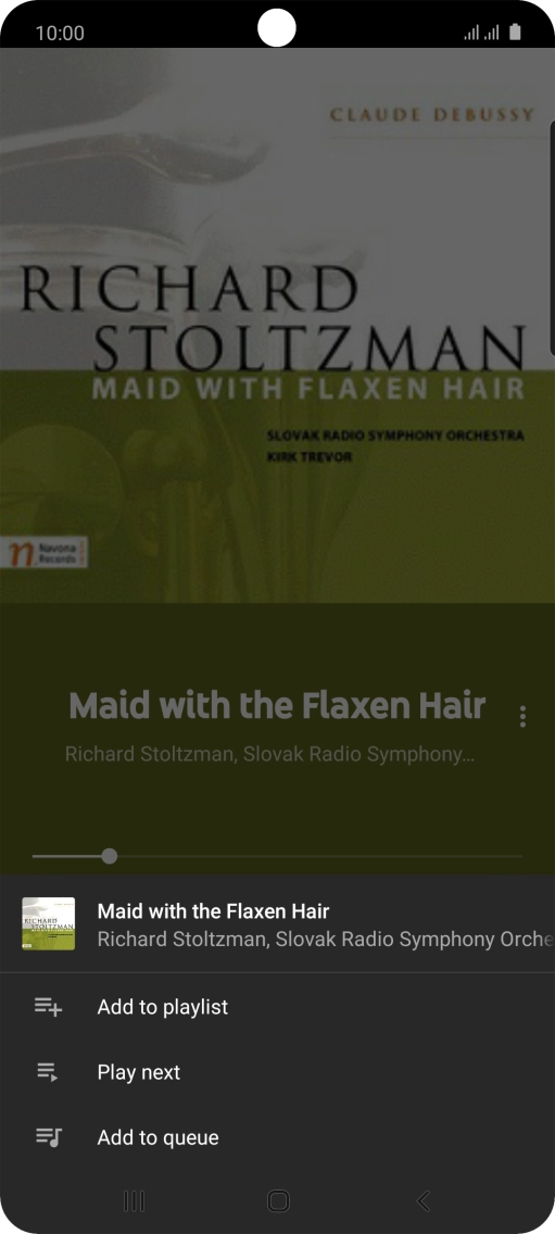 Press Add to playlist.