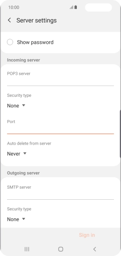 Press the drop down list below 
