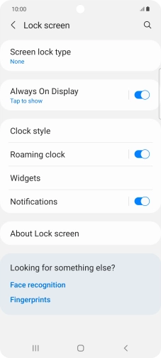 Press the Home key to return to the home screen.