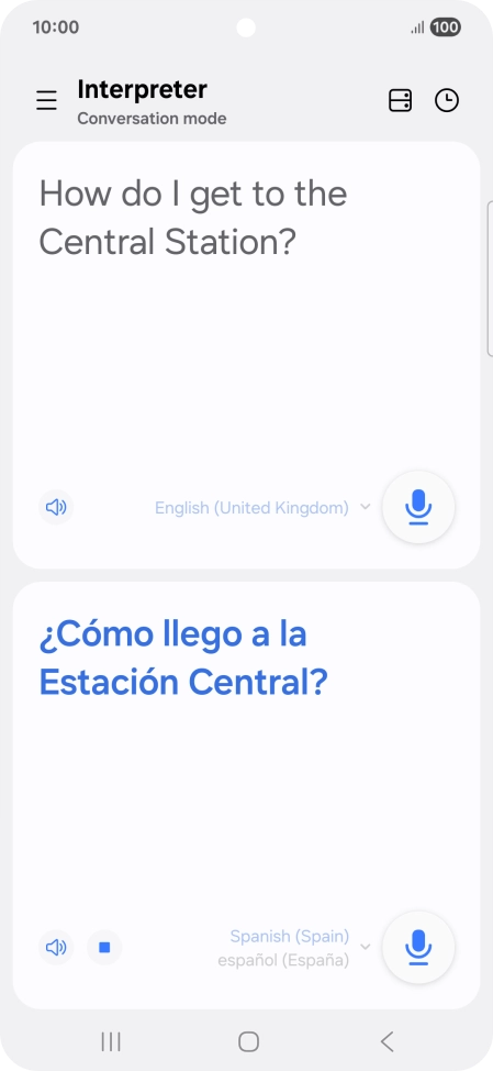 Follow the instructions on the screen to select the required language settings and use the function.
