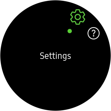 Press the settings icon.