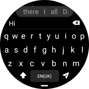 Press the send icon.