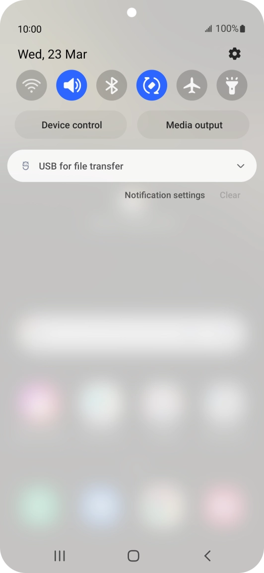Press the drop down list.