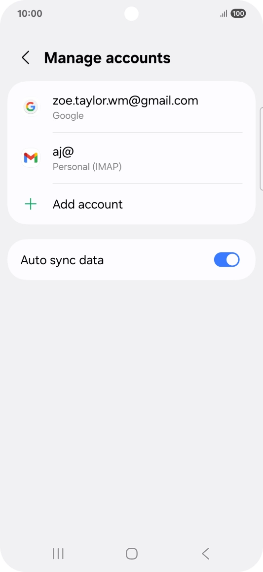 Press the Home key to return to the home screen.